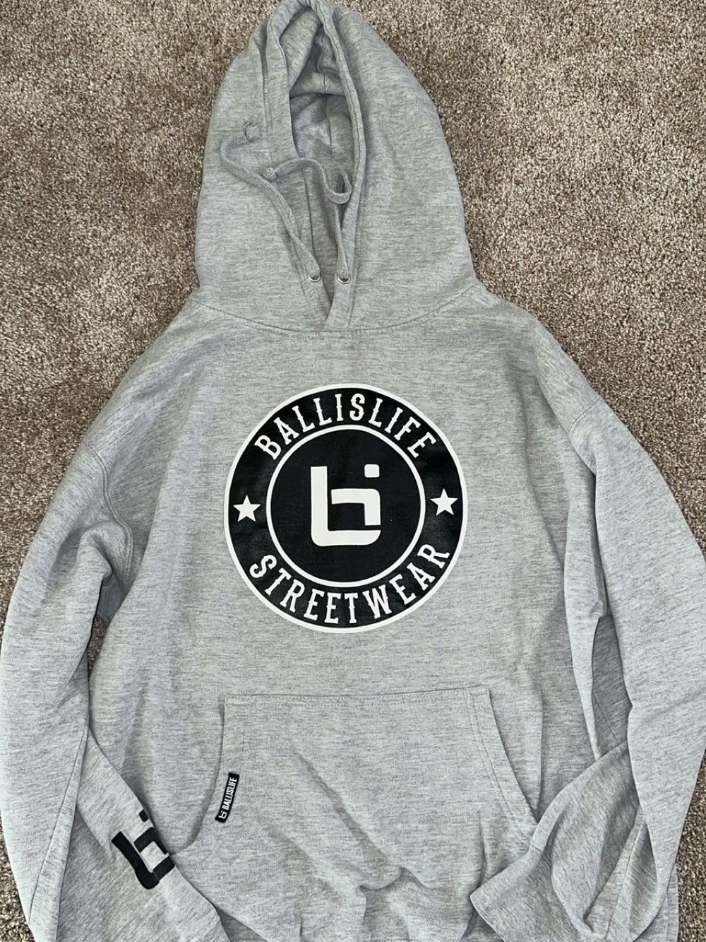 Men’s Gray Streetwear Hoodie